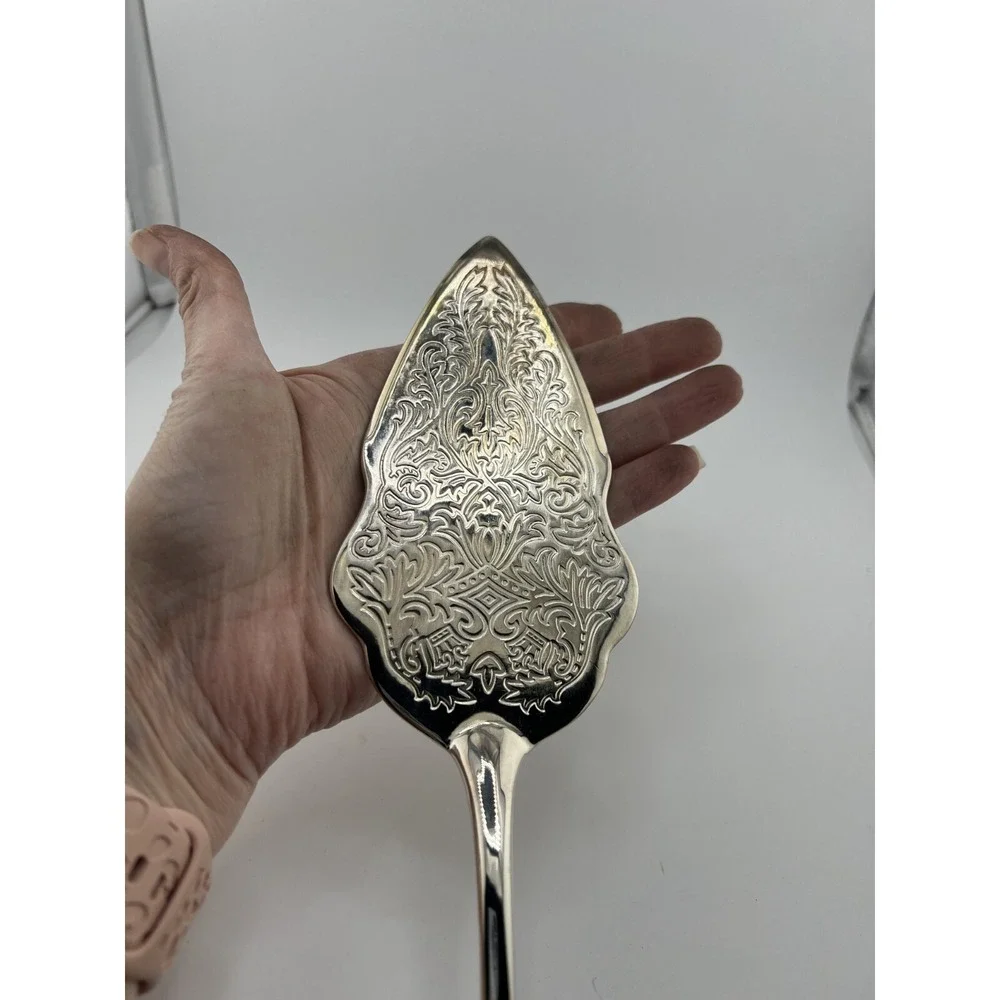 Royal‎ Limited Silver Plated Ornate Embossed Cake Server 11.25